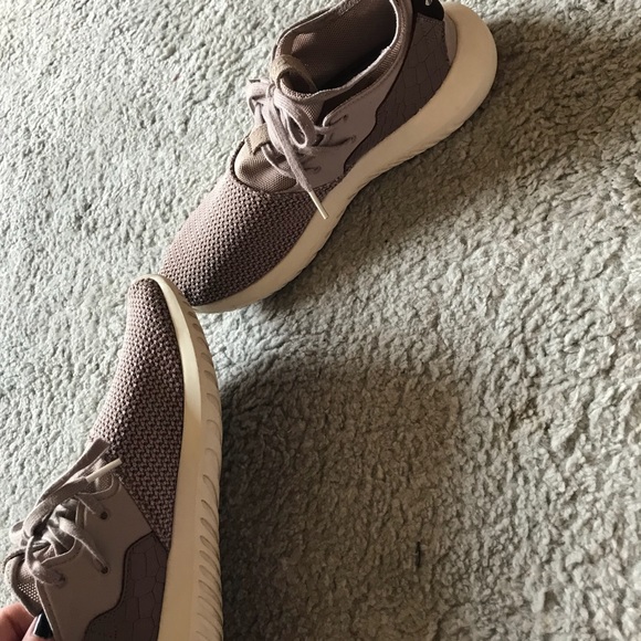 Women’s Dusty Purple Adidas Tubular Sneakers - Picture 2 of 8